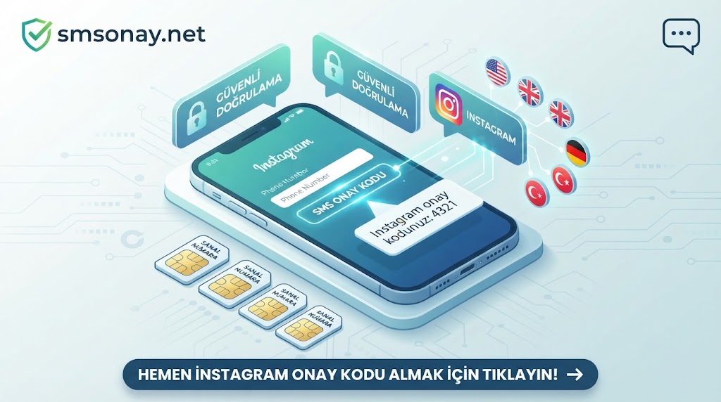 Instagram SMS Onay ve Geçici Numara Kullanımı