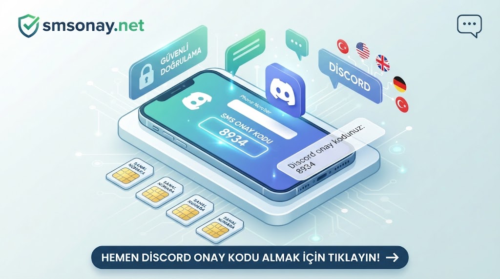 Discord SMS Onay ve Sanal Numara Alma