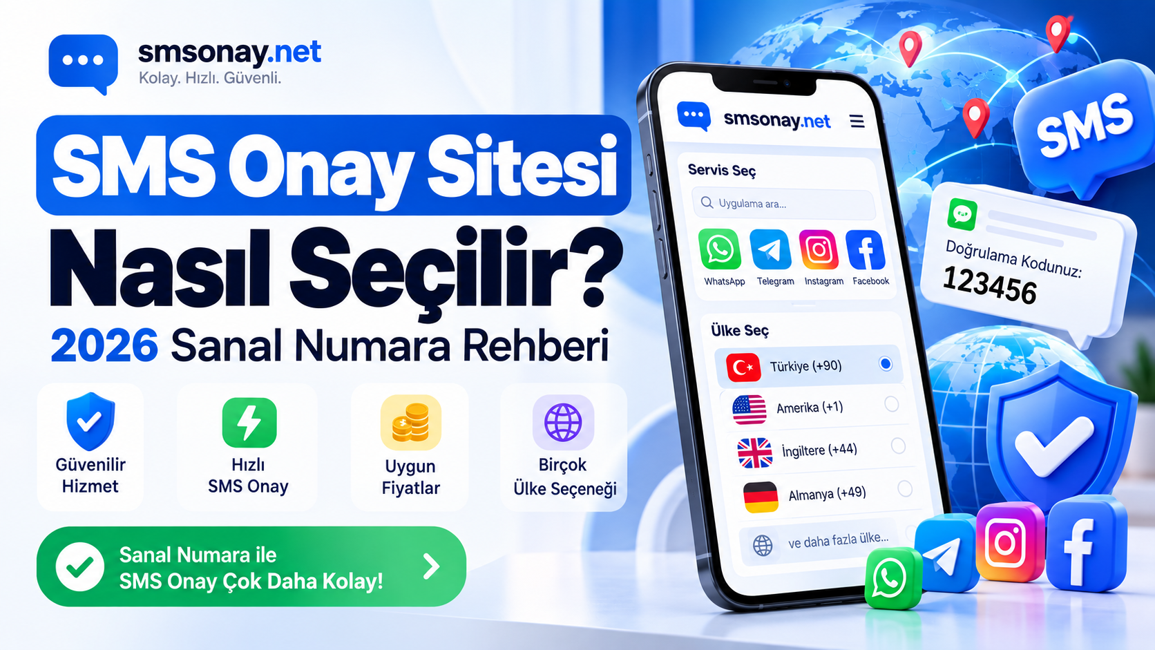 SMS Onay Sitesi Nasıl Seçilir? 2026 Sanal Numara Rehberi