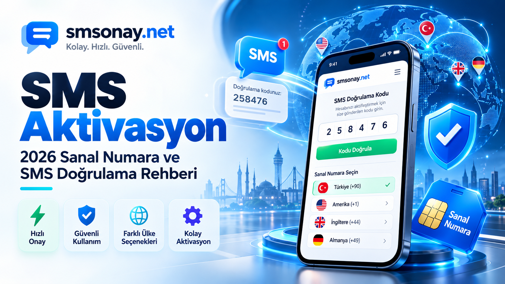 SMS Aktivasyon ve Sanal Numara Rehberi 2026 | smsonay.net