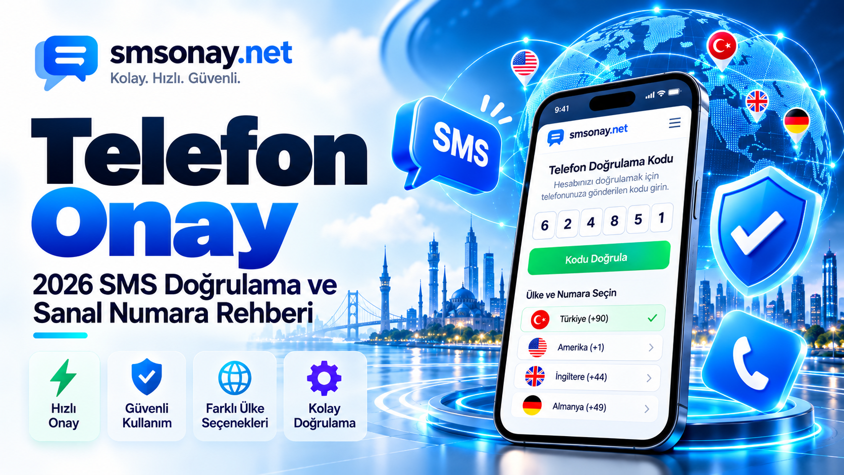 Telefon Onay ve SMS Doğrulama Rehberi 2026 | smsonay.net