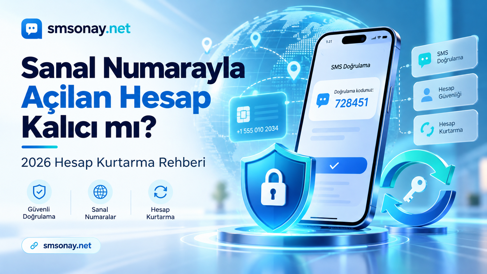 Sanal Numarayla Açılan Hesap Kalıcı mı? 2026 | smsonay.net