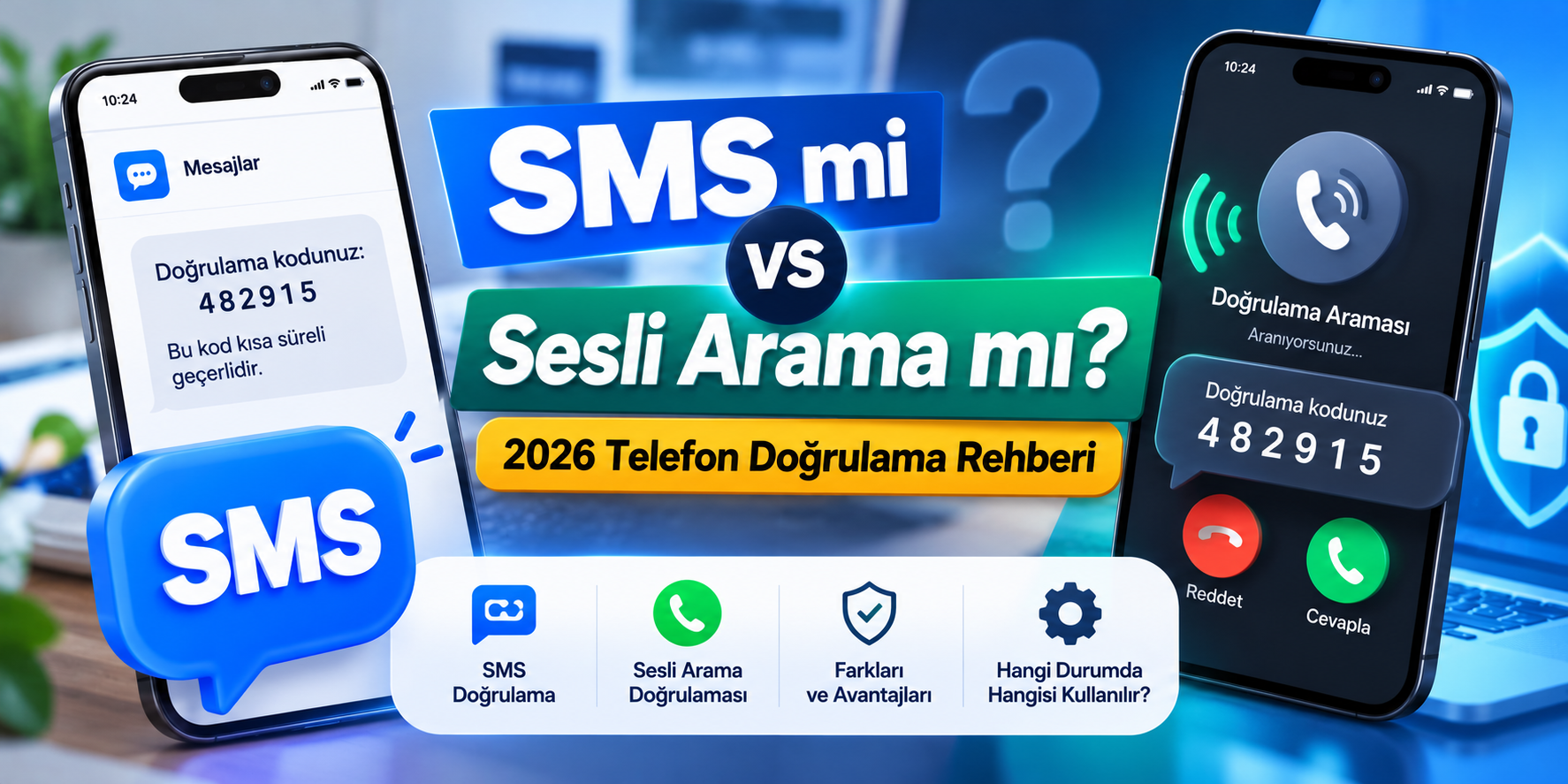 SMS mi Sesli Arama mı? Telefon Doğrulama 2026 | smsonay.net