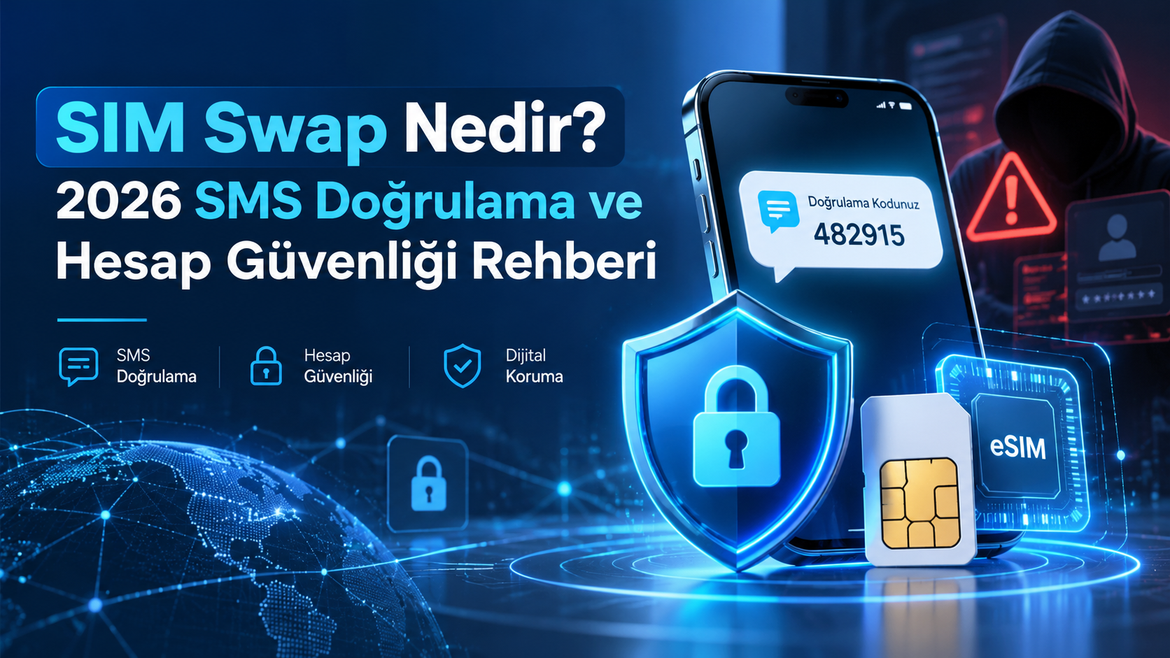 SIM Swap Nedir? SMS Doğrulama Güvenliği 2026 | smsonay.net